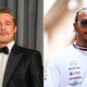 Brad Pitt (Chris Pizzello-Pool/Getty Images) , Lewis Hamilton (Clive Rose/Getty Images)